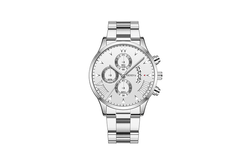 75g Weight Tempered Glass Mirror Material Alloy Strap Material Watch Classification Pointer+Number Display Type Single Folding Buckle Buckle Style Round Dial Shape Holiday, Banquet Occasion Quartz Movement Solid Color Pattern Men's Gender Business Style Business Solid Color Single Folding Buckle Quartz Men's Watches 8