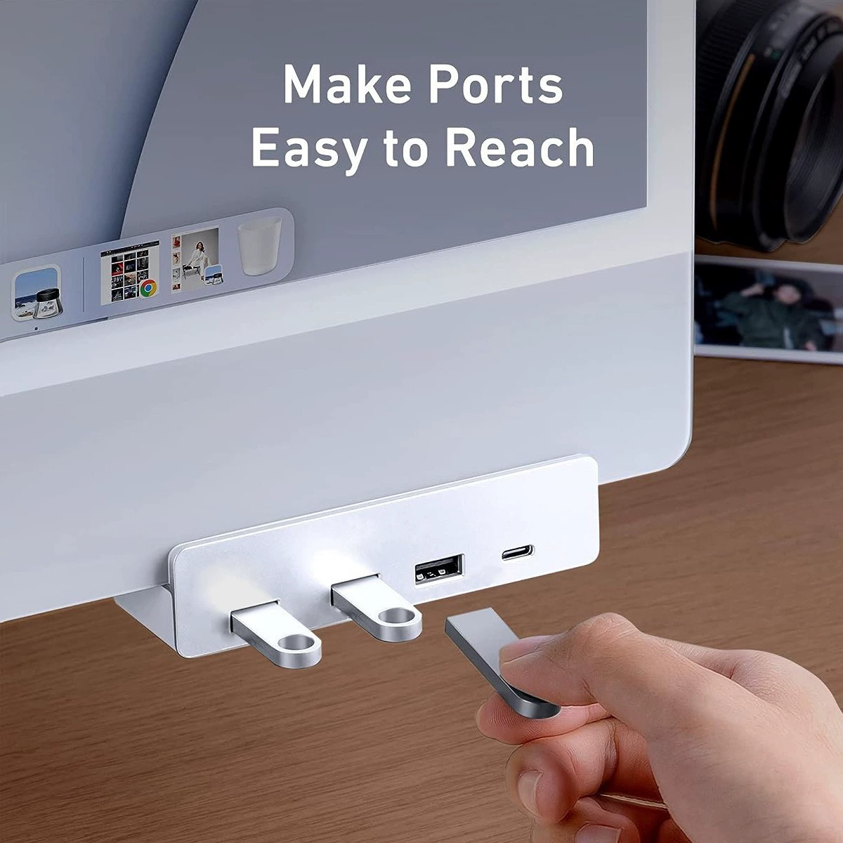 Многофункциональный USB3.0 хаб-сплиттер для трансграничных прямых продаж, док-станция, удлинитель, простая установка, защелкивающийся тип