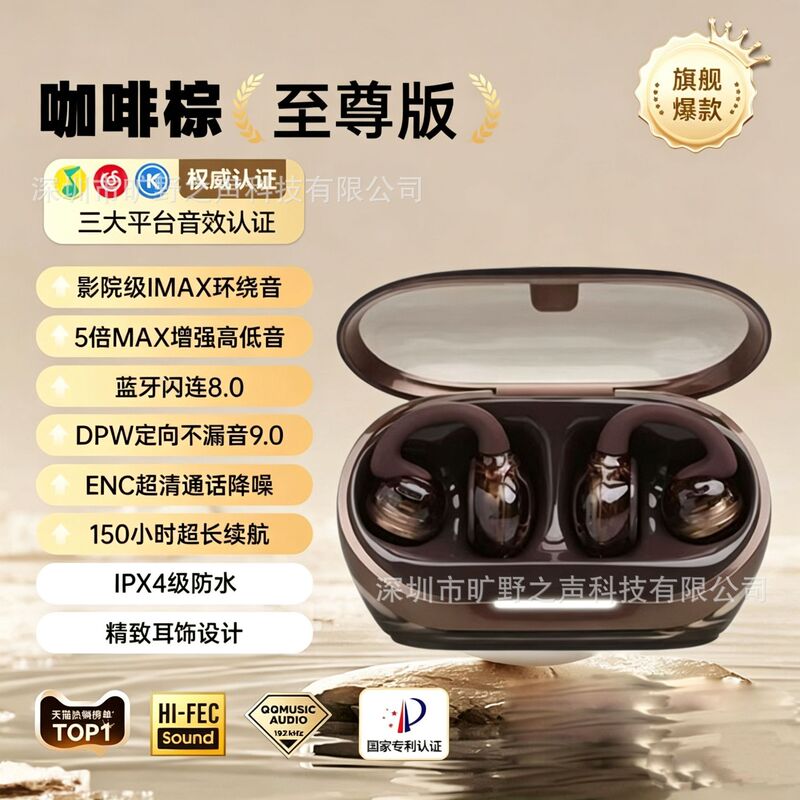 Suitable for Jbl Clip-On Ows Open-Style Bluetooth Headphones, Noise-Cancelling Wireless Ear Clips, Stereo Noise Reduction, Cross-Border Hit