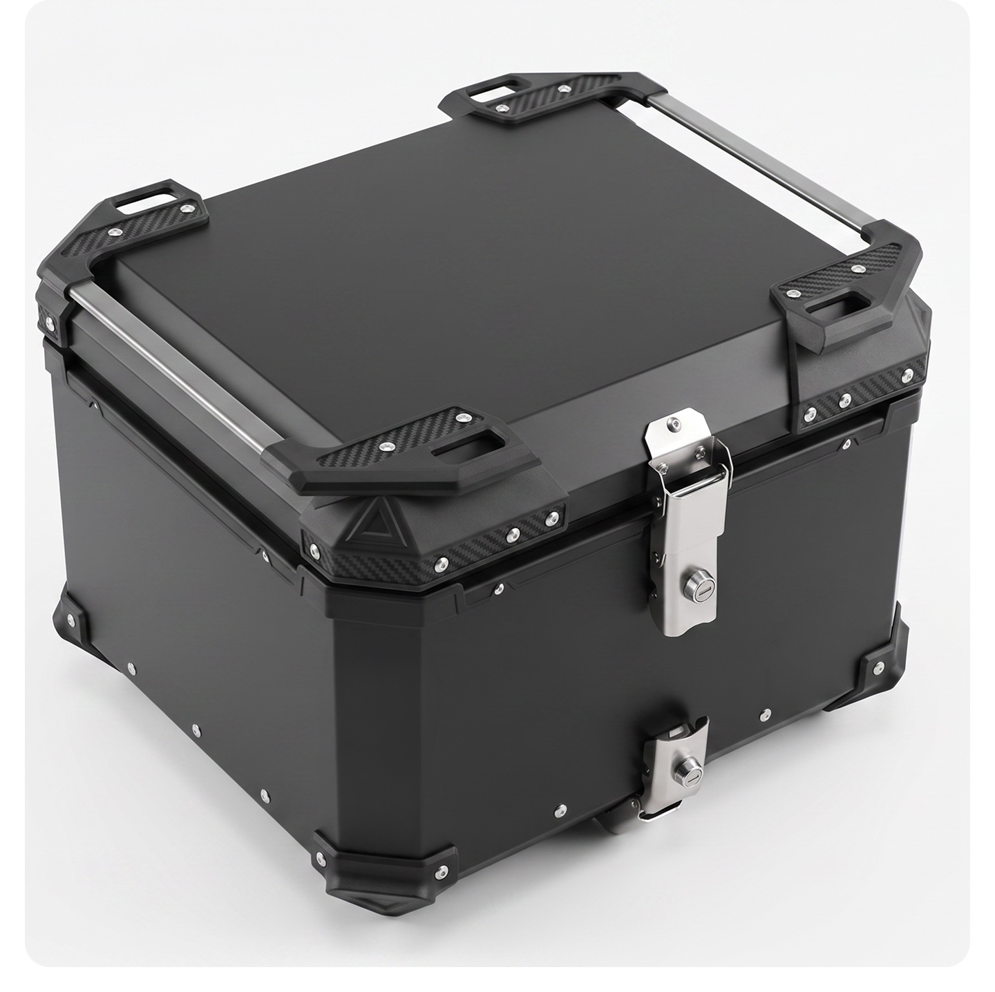 New aluminum alloy tail box, large capacity, waterproof, anti-theft, universal for electric vehicles, quick-release rear trunk