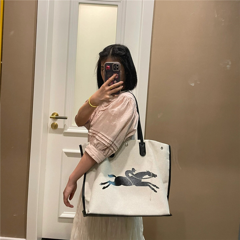 Longxiangs neue Canvas-Tragetasche, Computer-Mama-Schultertasche, klassischer Stil, vielseitig für den täglichen Weg zur Arbeit_voghion.com