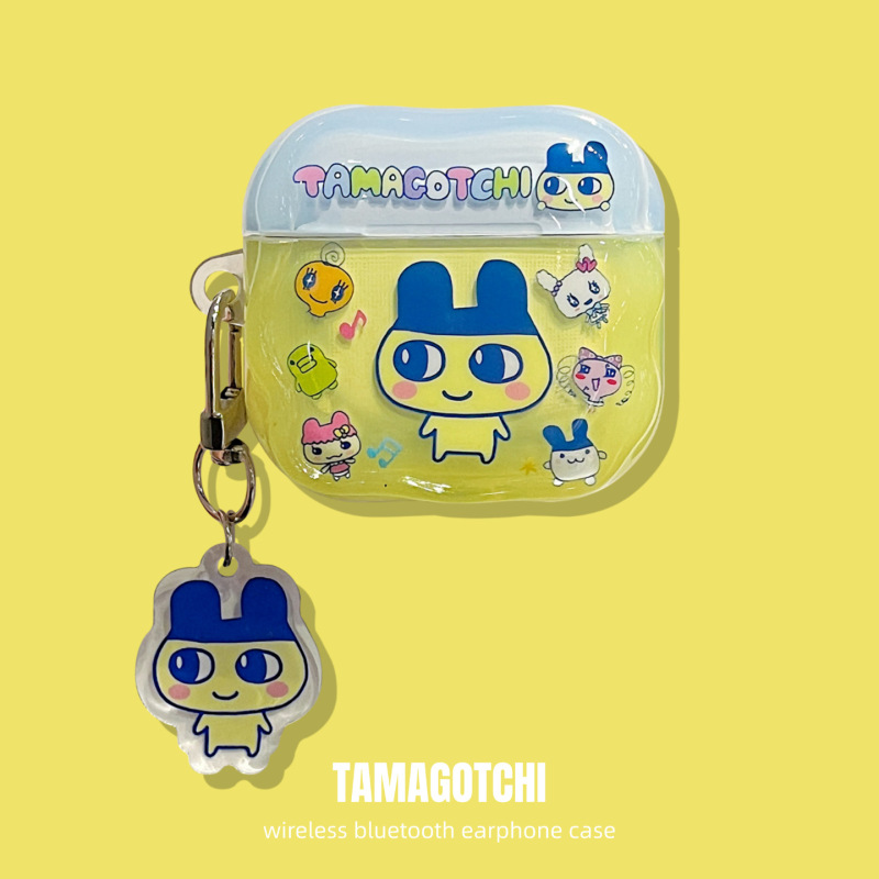 Tamagotchi Protective Case Suitable for Apple AirPods Pro 3, 2Nd Generation, 4Th Generation Noise-Cancelling Version Bluetooth Earphone Case Tamagotchi Protective Case Suitable for Apple AirPods Pro 3, 2Nd Generation, 4Th Generation Noise-Cancelling Version Bluetooth Earphone Case