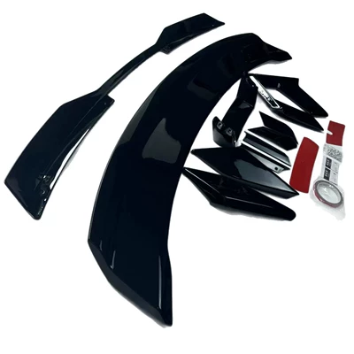 and upgrade of rear spoiler, Fixed wind wing