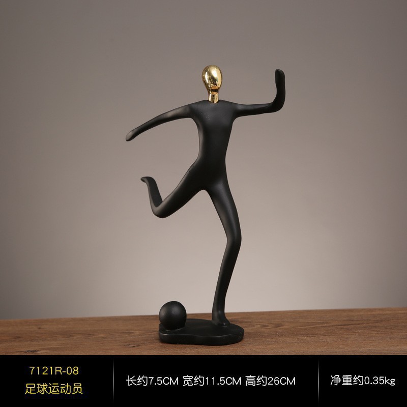 7121R-08-Futbolista-Cabeza de oro