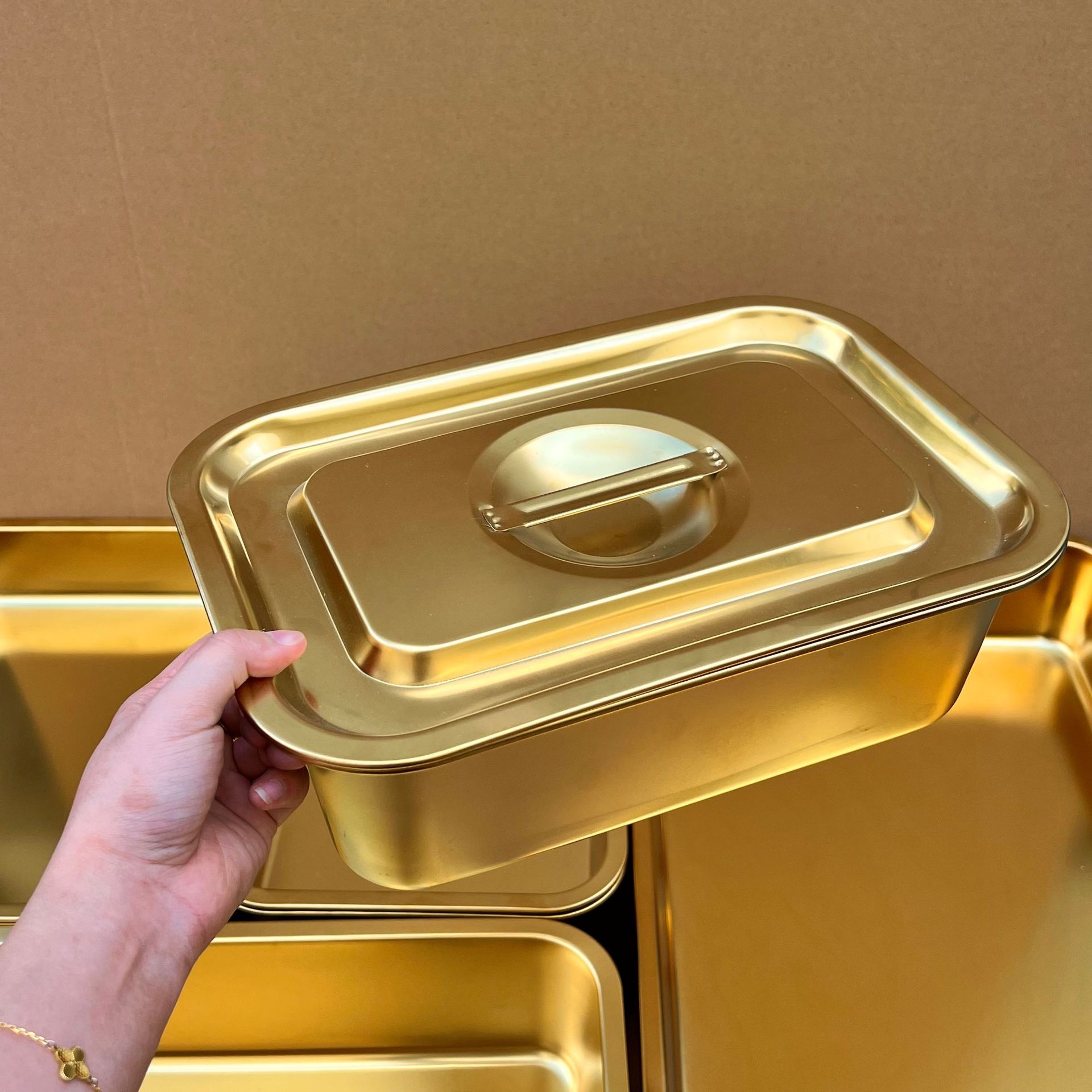 Stainless Steel Serving Tray