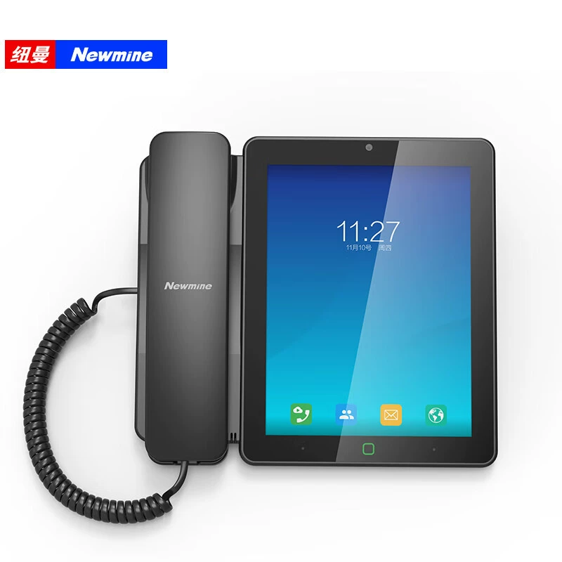 IP-телефон Newman Z8858 с функцией записи, блокировкой черного списка и сетевым телефонным справочником для офиса