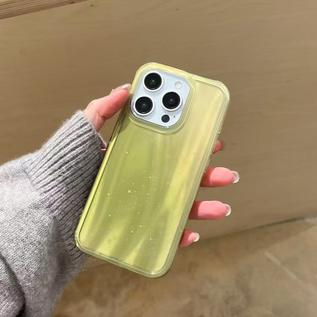 Láser Aurora de sentido simple y avanzado para Apple 16promax pareja 15pro nuevo 14/13 nicho 15PM