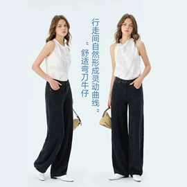 女式牛仔裤;休闲裤;半身裙
