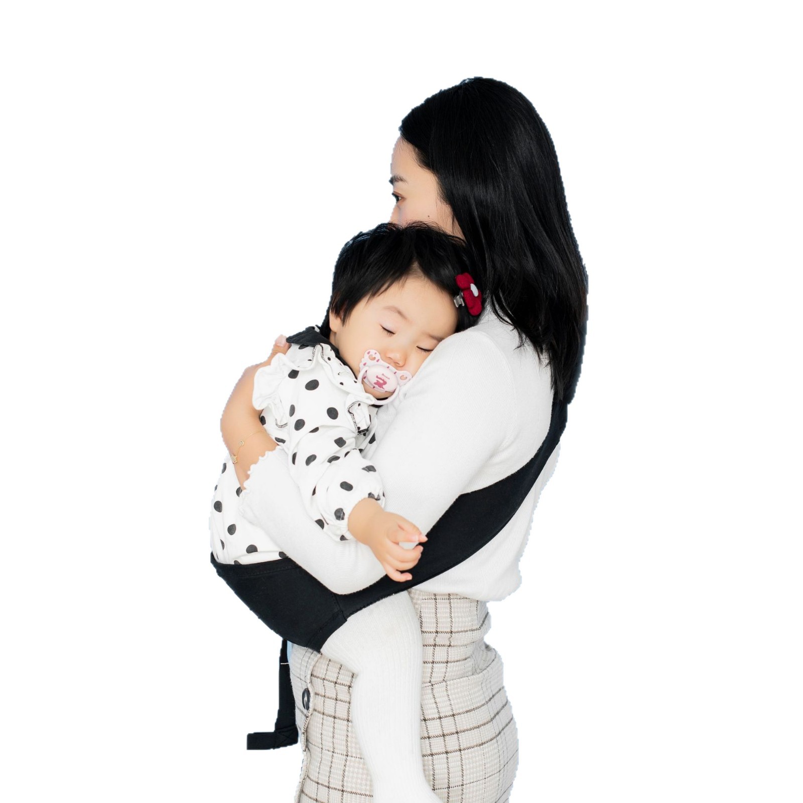 Un hombro bebé crossbody correa de sujeción delantera que sostiene verano ligero simple salida que sostiene bebé atrás bebé artefacto