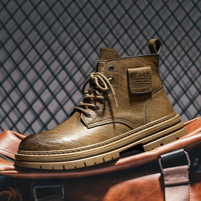 Ботинки Martin мужские осенние и зимние высокие ботинки в британском стиле