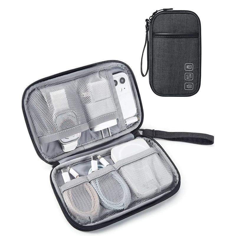 Big electronic storage bag, cable for traveling, handheld storage box, Amazon, custom-made