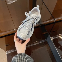 巴家同款~秀气版改版厚底老爹鞋女增高2025新款秋百搭运动休闲鞋