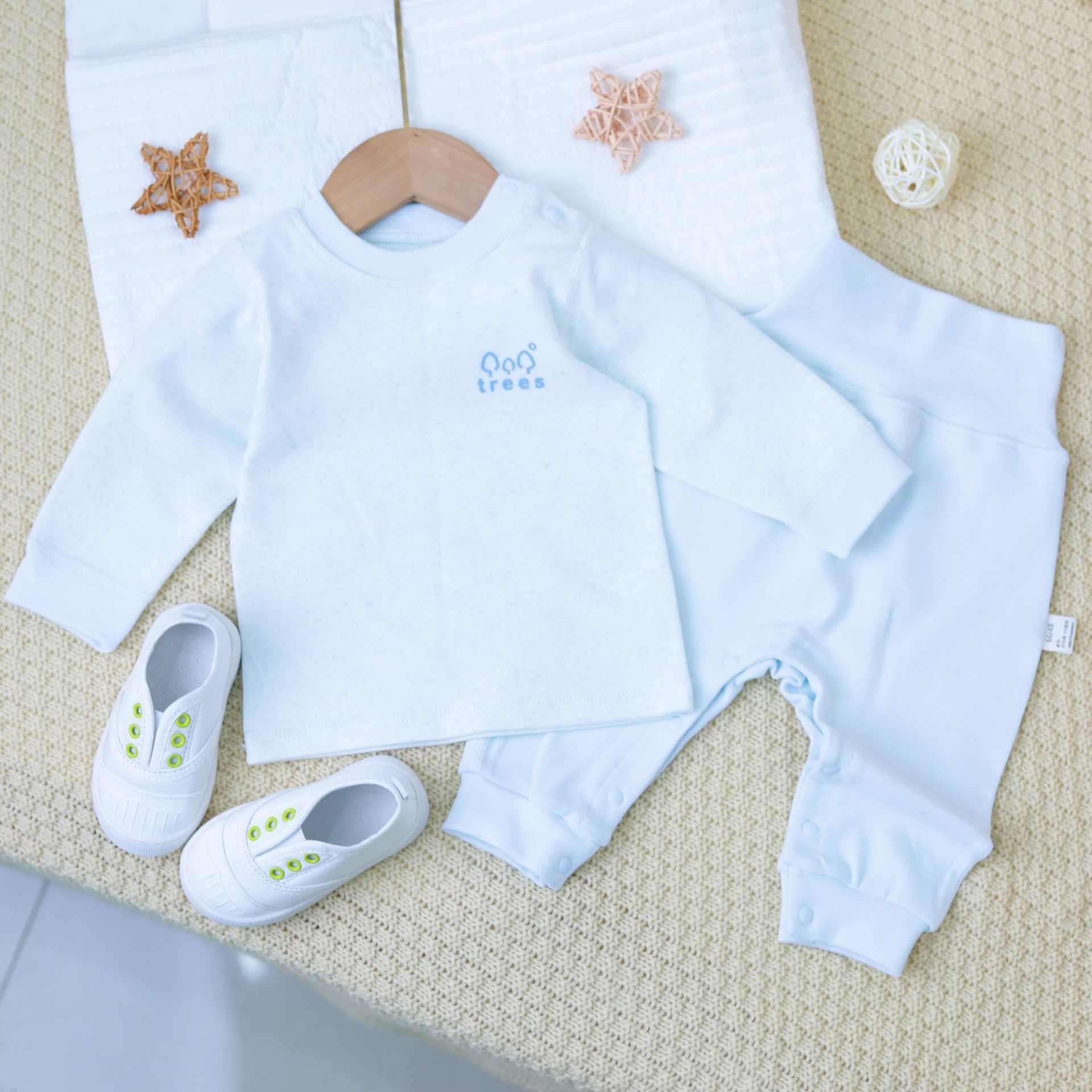 Baby Class A pure cotton stylish high-waisted baby thermal underwear and pajamas set, new children's pajama set 5025