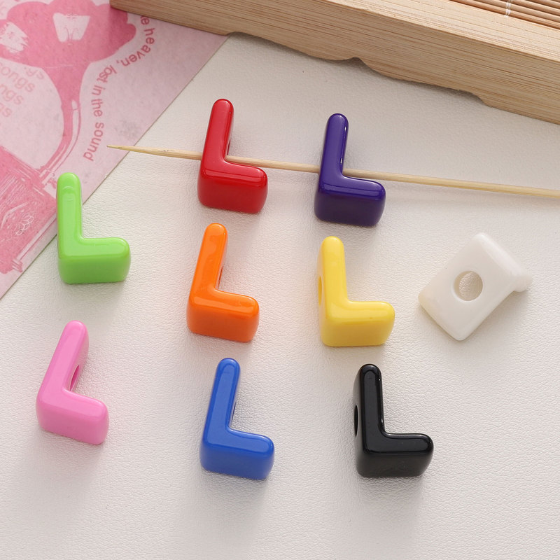 レタービーズ diy バッグハンギングアクセサリーアクリルルースビーズビーズアクセサリー携帯電話チェーン素材|undefined