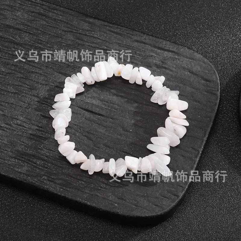 アマゾンクロスボーダー希音天然水晶砂利手串瑪瑙玉不規則石ブレスレットアクセサリー卸売り|undefined