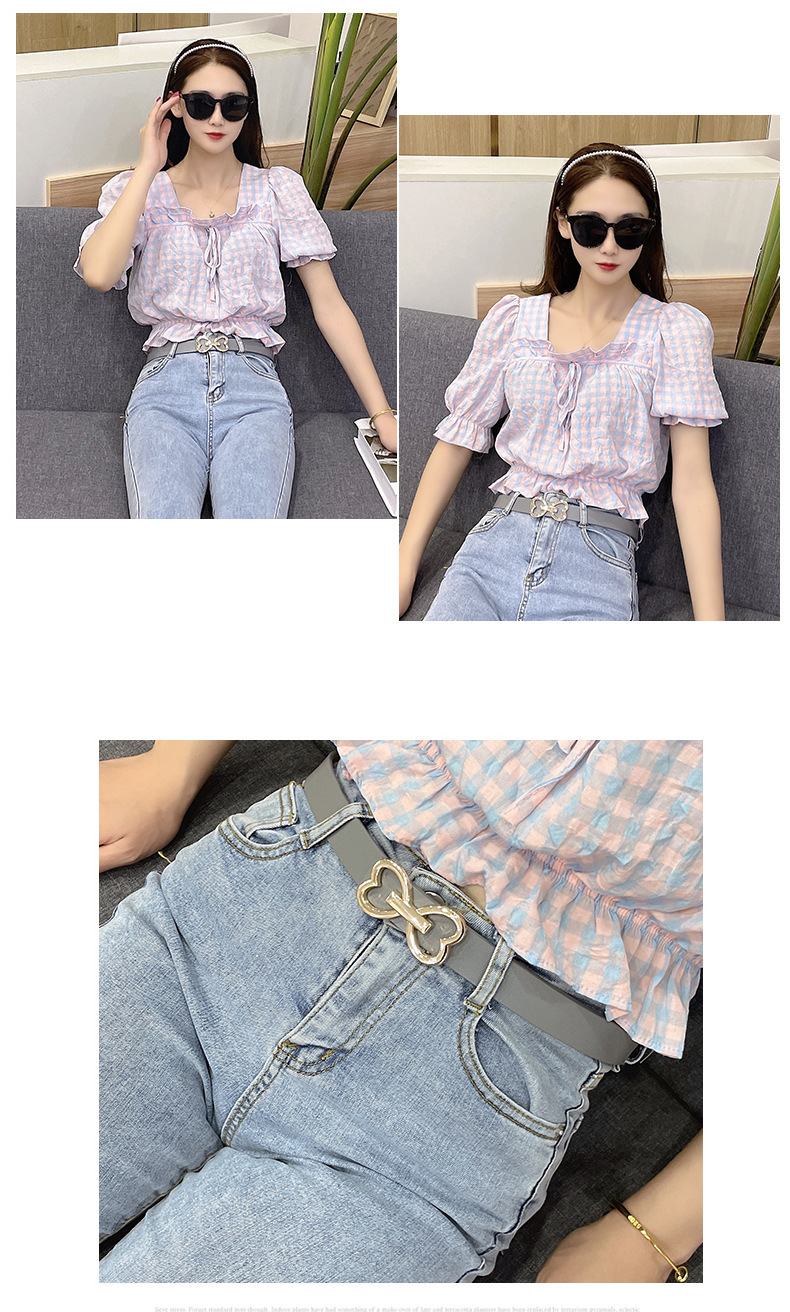 Heart-Shaped Leather Belt 11