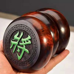 中国の将棋の実木の赤い木の小さい葉の紫檀の碁盤の黄色の花梨は折り畳み式の携帯式の贈り物の大きいサイズの木質の沢寧を捧げます。