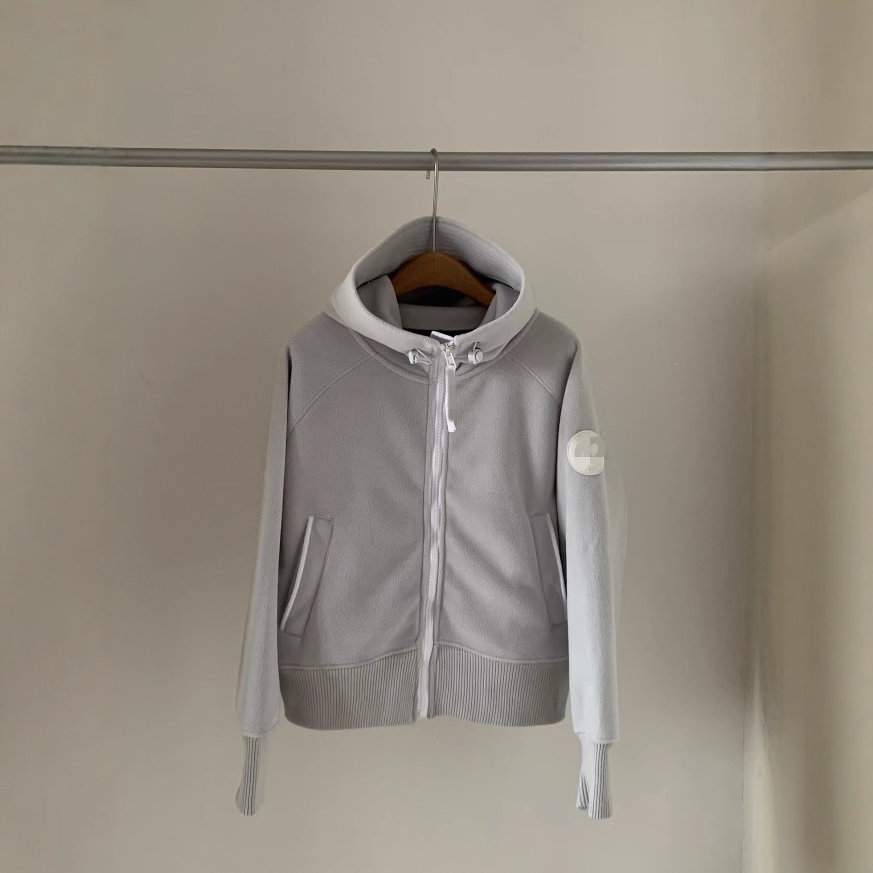 Chilliwack Series SS25 White Label Canada Goose 01 Wool Fleece Bomber Jacket/Sweatshirt 7102
