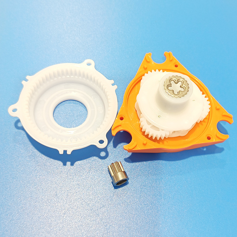 跨境 工厂直供齿轮组低噪音牙箱波箱 高品质塑料齿轮箱马达减速器