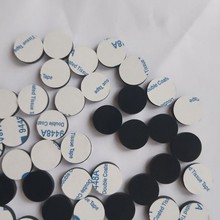 硅膠防滑墊網格橡膠墊片自粘防撞粒防震滑硅膠墊 黑色圓形eva腳墊