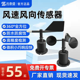 风速传感器户外风速测量仪超声波风向风速传感变送器检测仪风速仪