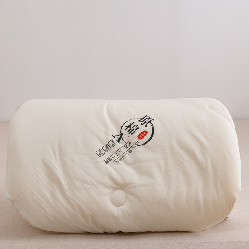 Raw cotton four seasons spring and autumn quilt core soy fiber quilt whole feather silk cotton student quilt winter quilt quilt gift wholesale