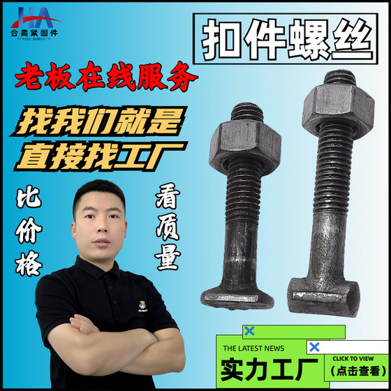Supply fastener bolt T-bolt with nut fastener screw construction scaffold T-bolt T-wire manufacturer