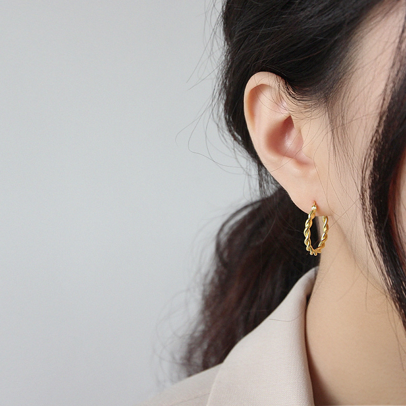 simple twist earrings fashion personality earrings ear bucklepicture14