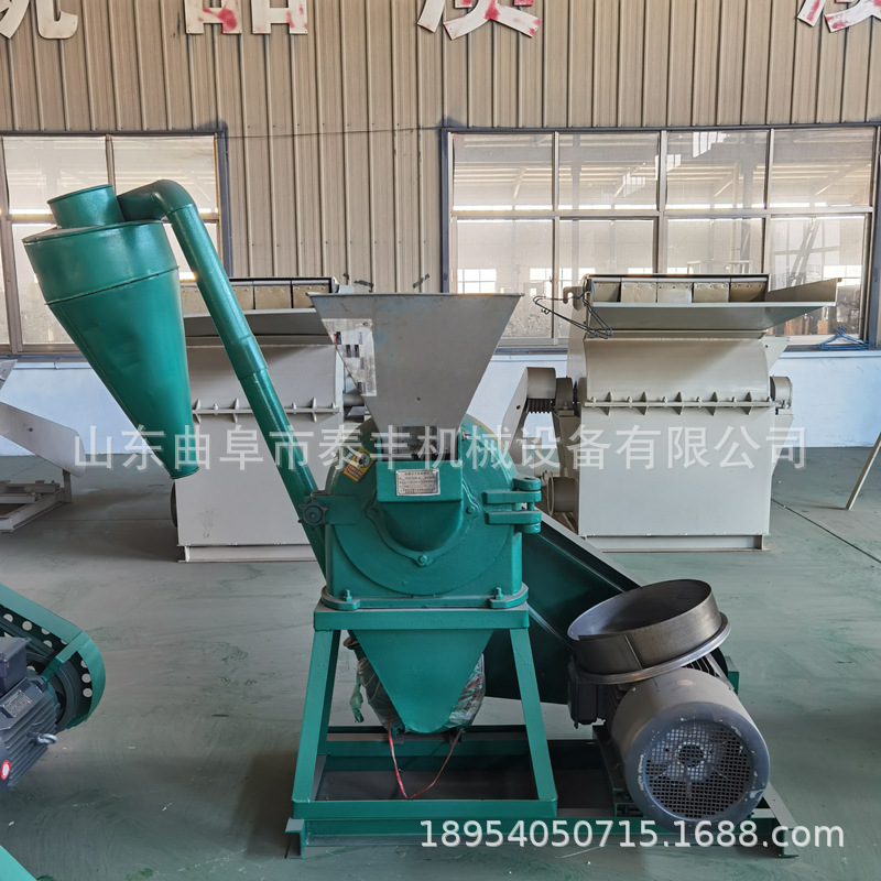 干辣椒打粉机 养殖齿盘饲料粉碎机 豆粕玉米自吸式齿盘粉碎机