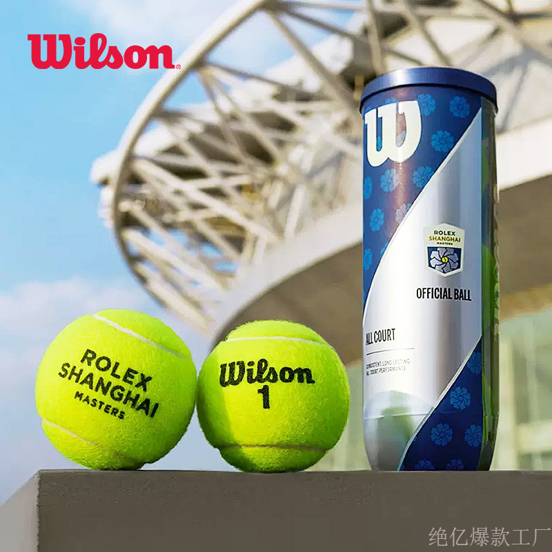 Tennis Wilson Pressed Ball Shanghai Masters Us Open French Open Professional Training Competition Ball Wholesale Free Shipping
