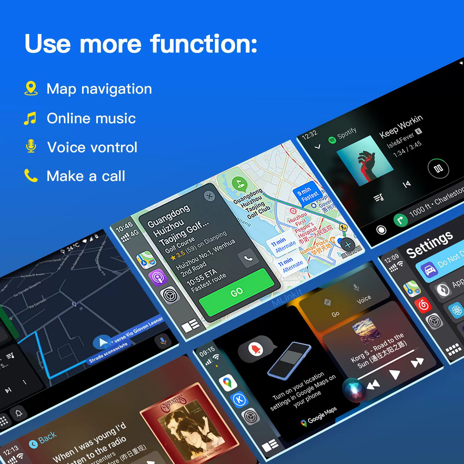 Модуль беспроводного CarPlay для Toyota, декодер Android Auto, система умной автомобильной интеграции