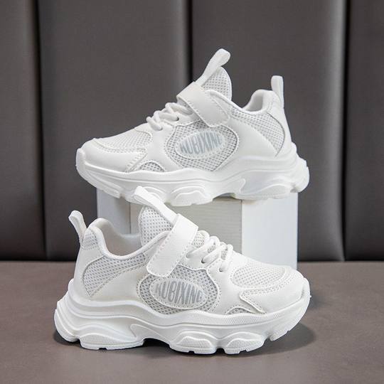 【Magic Tape Convenient】Soft Sole Non-Slip Mesh Sneakers Korean Style Spring and Autumn New Versatile Breathable Casual Dad Shoes