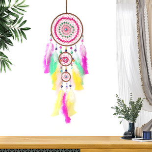 Creative New Indian Dream Catcher Pendant Feather Pendant Indoor Tassel Wall Hanging Homestay Decorations