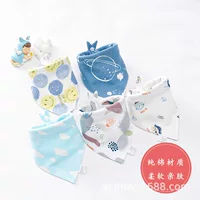 Baby's Slip полотенце Baby's треугольник полотенце хлопок водонепроницаемый нагрудник для новорожденных супер мягкий двойной оснастки нагрудник шарф