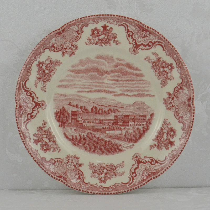 Последний заказ Wedgwood Red Castle серии модные западные блюда европейские тарелки для супа тарелки чаши и блюдца