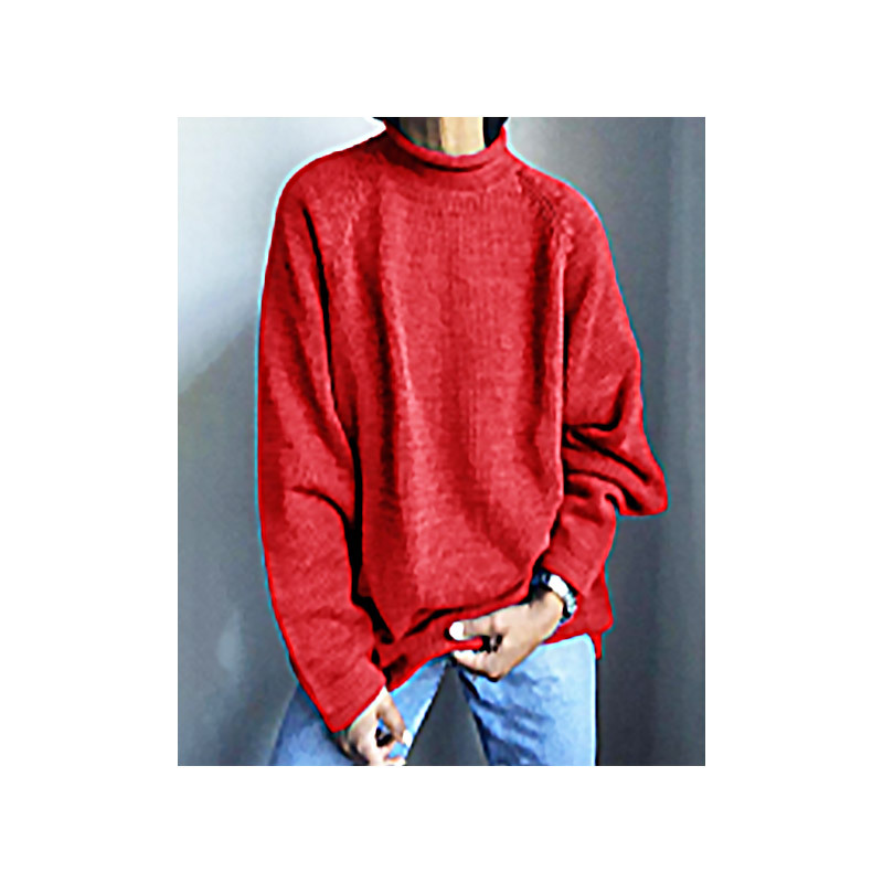 Suéter de punto fino de longitud media para mujer, estilo europeo y americano, color sólido, holgado e informal, novedades de primavera