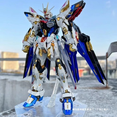 Boy's Assembly Toy Model Hg Unicorn Red Heretic Mecha Extraordinary Assault Free Building Block Figure
