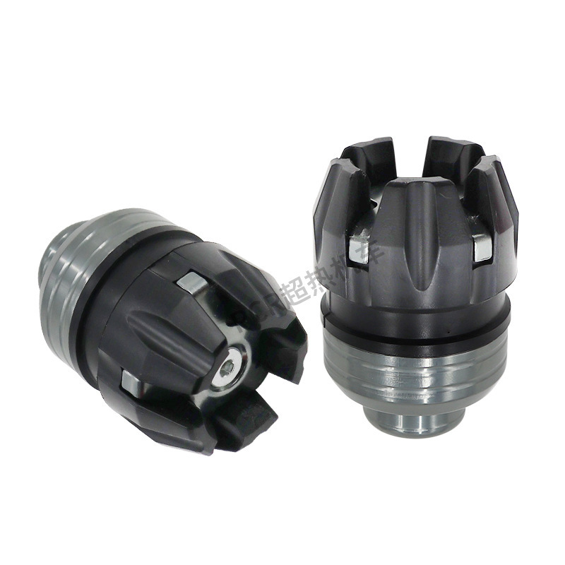 Accesorios de modificación de la motocicleta becerro coche eléctrico plástico estrella horquilla delantera Copa motocicleta eléctrica Amortiguador delantero CNC aleación de aluminio taza resistente a la caída