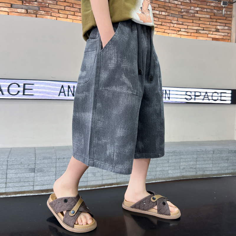 Boys Thin Five-piece Workwear Shorts For Summer Comfort_voghion.com