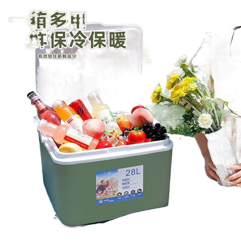 保温箱冷蔵箱商用家庭用露店屋外キャンプピクニック携帯携帯型保冷車氷桶|undefined