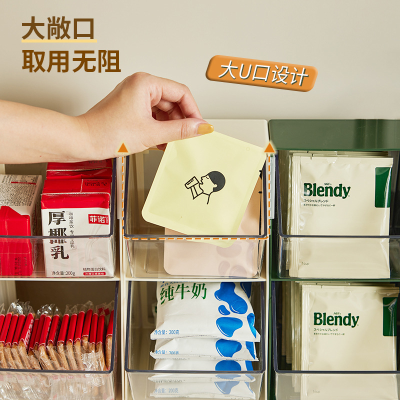 Tea bags, storage box, coffee capsule, table acrylic storage system