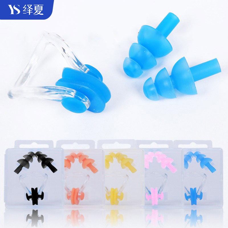 Swimming Nose Clip Anti-choking Water Professional Non-slip Children Adult Beginner Nose Plug with Rope Earplug Set Swimming Equipment Swimming Nose Clip Anti-choking Water Professional Non-slip Children Adult Beginner Nose Plug with Rope Earplug Set Swimming Equipment