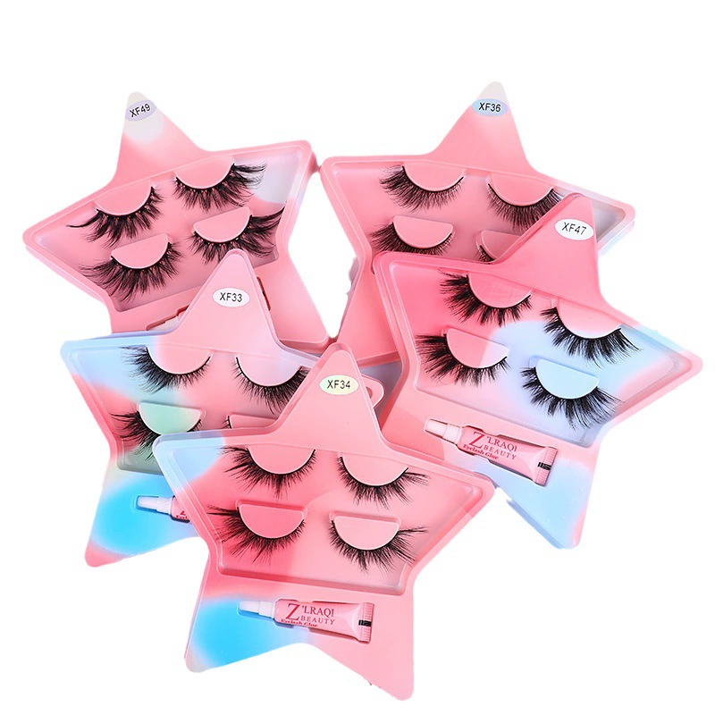 False eyelashes, comics, set, fox
