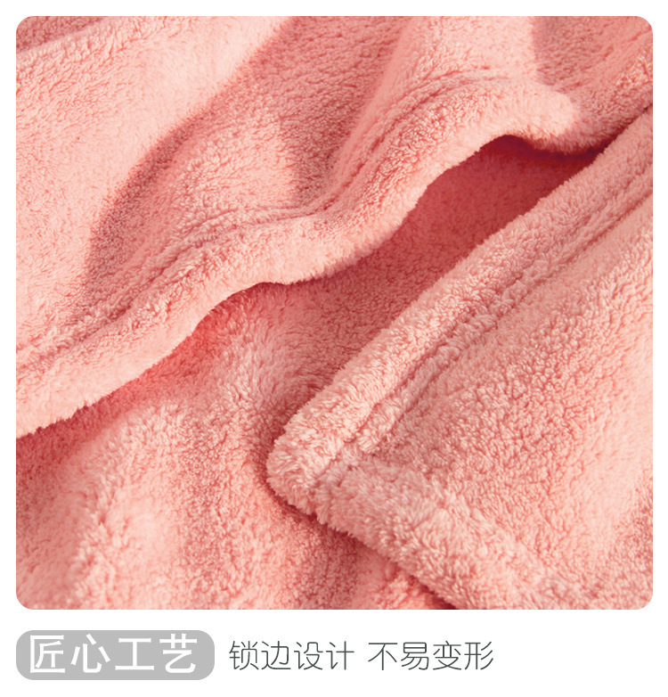 厂家直供批发超柔吸水男女宝宝珊瑚绒浴巾 卡通连帽婴