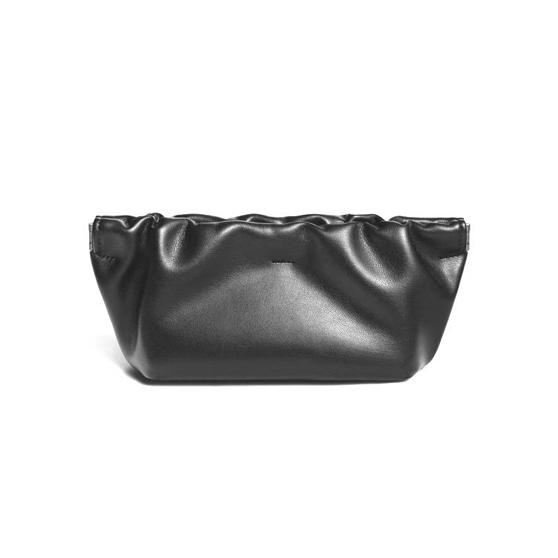 Caja de gafas de nube de cuero negro de alta calidad bolsa de gafas de primavera de cuero caja de gafas de sol caja de papel tela de espejo image 6