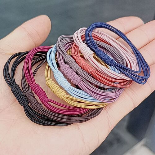 4-in-1 Internet celebrity hairband, small fresh Korean style headwear, girl's heart-tied hair accessories, 4-in-1 rubber band