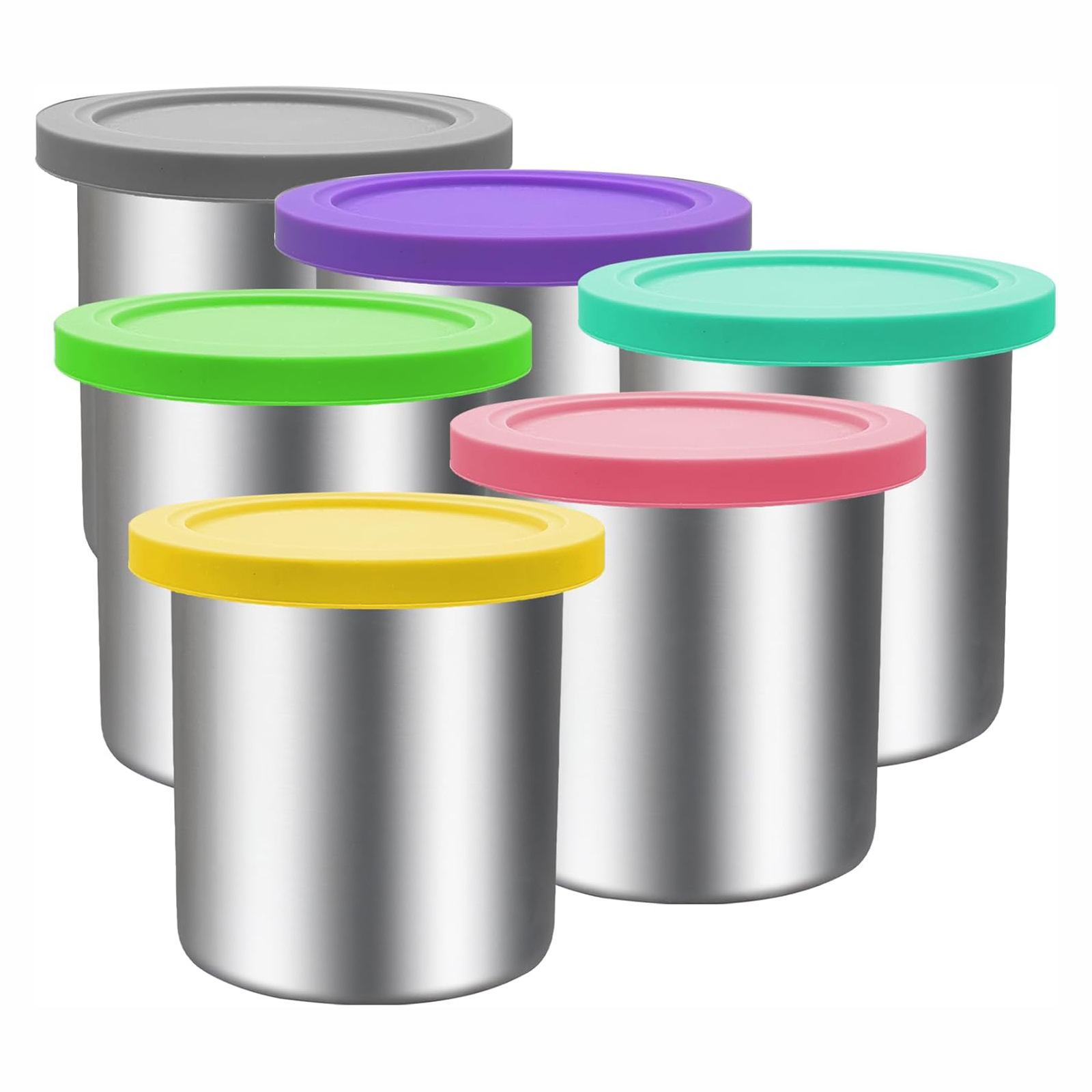 Cross-Border New Product 24oz Stainless Steel Fresh-Keeping Jar, Household Coffee Bean Tea Storage Jar Fruit Outdoor Picnic Box