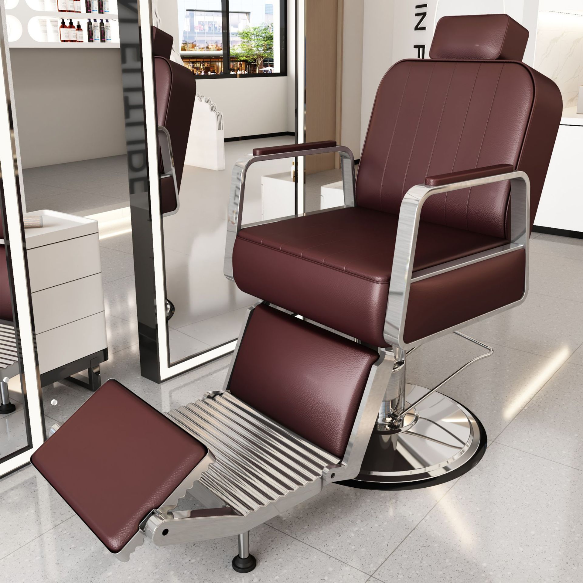 Silla de barbería de hombre retro silla de barbería silla de afeitado especial para caer silla de afeitado silla de pecado image 12