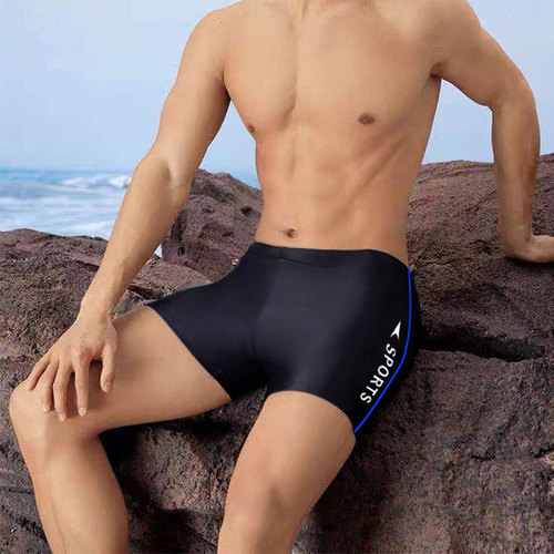 Fat man swimming trunks men anti-embarrassment 280 pounds simple running amount men straight style pool plus fat increase hot spring swimming trunks