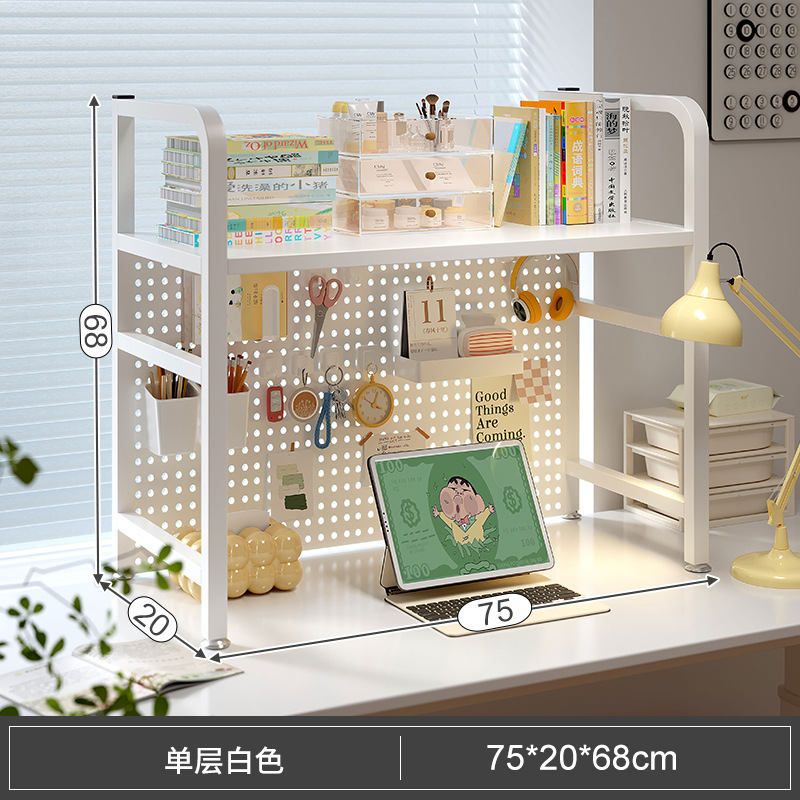 猫トイレの上に置かれた棚、床から天井までの穴あきボード、多層ペット用品、スナックやおもちゃの収納ラック、猫食堂|undefined